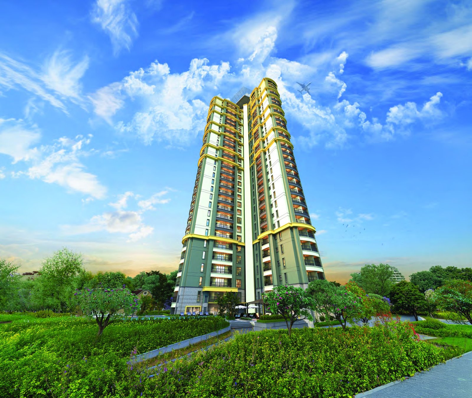 Purva Star Reach, a G+30 residential tower in Kakkanad, Kochi